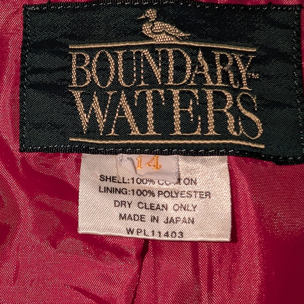 Vintage Boundary Waters Pink Corduroy Blazer - Picture 7 of 7